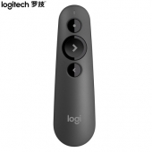 罗技（Logitech）R500 无线演示器 激光笔 ppt翻页笔 无线蓝牙双连 Mac iOS兼容 黑色